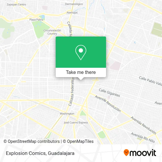 Explosion Comics map