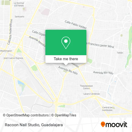 Racoon Nail Studio map