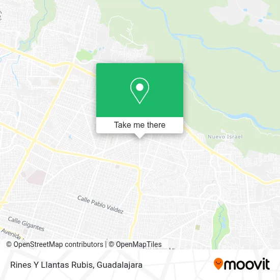 Rines Y Llantas Rubis map