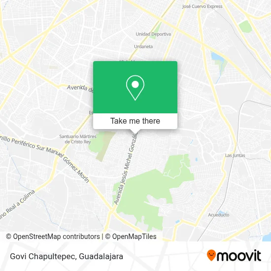 Govi Chapultepec map