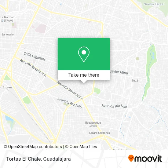 Tortas El Chale map