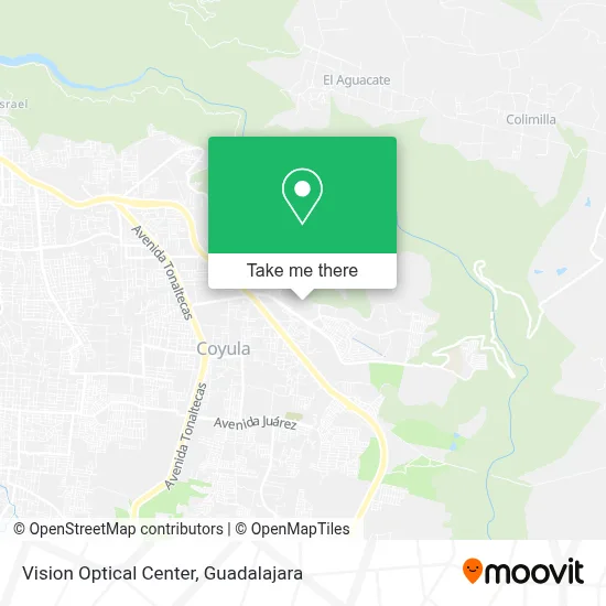 Vision Optical Center map