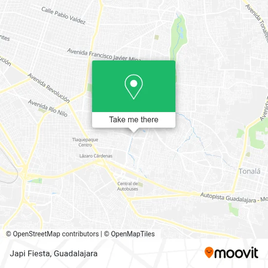 Japi Fiesta map