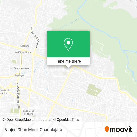 Viajes Chac Mool map