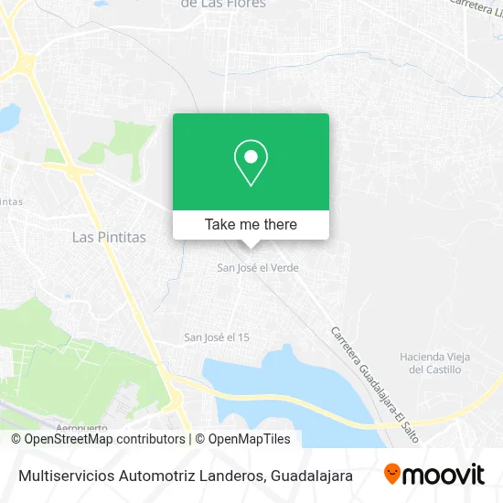 Multiservicios Automotriz Landeros map