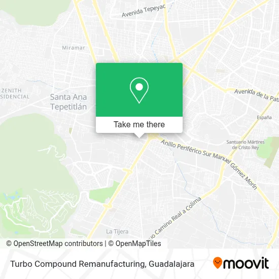 Turbo Compound Remanufacturing map