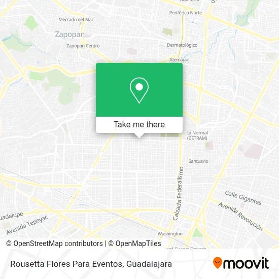 Rousetta Flores Para Eventos map