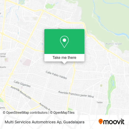 Multi Servicios Automotrices Ap map