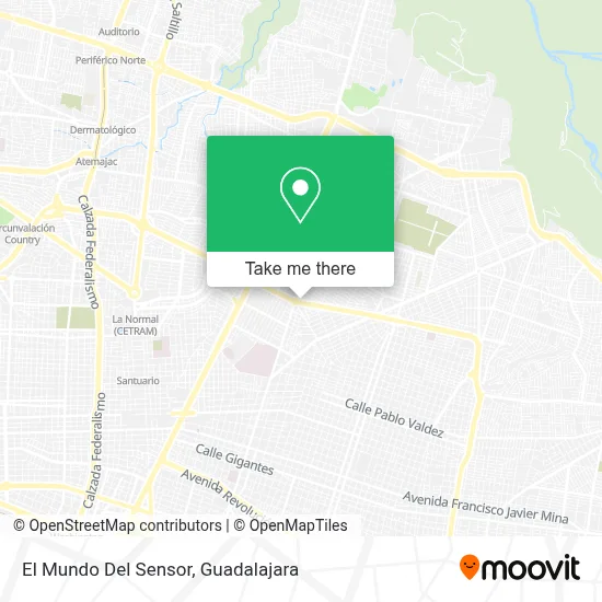 El Mundo Del Sensor map