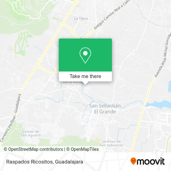 Raspados Ricositos map