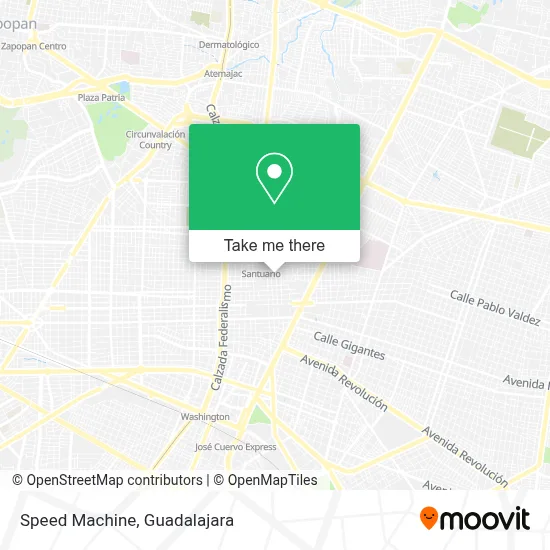 Speed Machine map