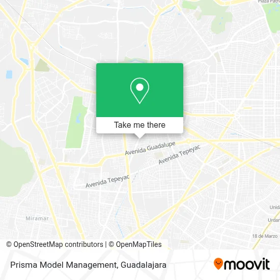 Prisma Model Management map