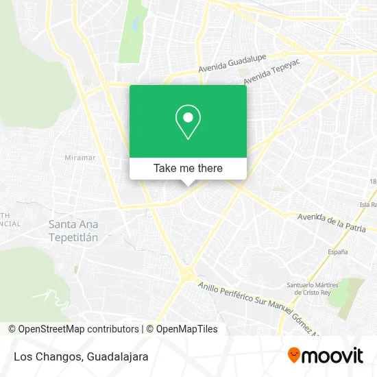 Los Changos map