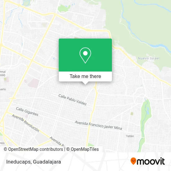 Ineducaps map