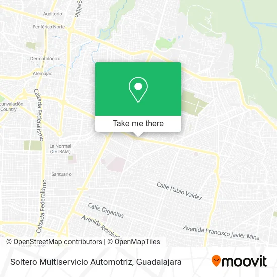 Soltero Multiservicio Automotriz map