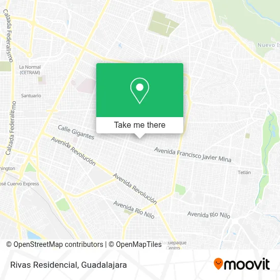 Rivas Residencial map
