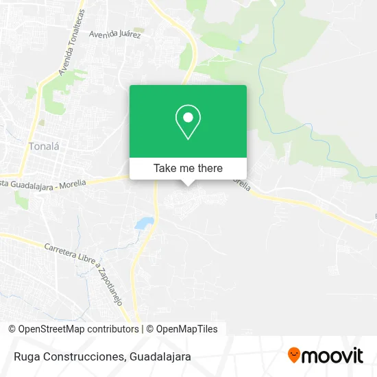Ruga Construcciones map