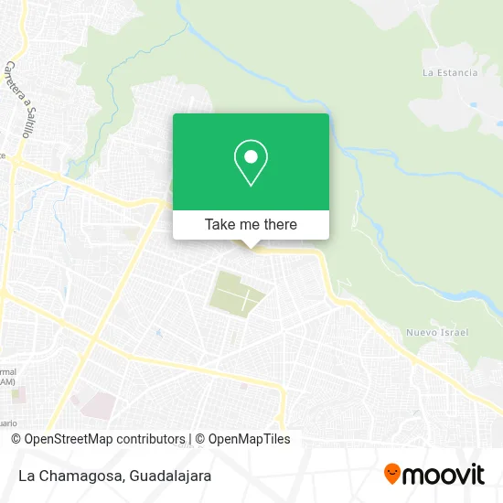 La Chamagosa map