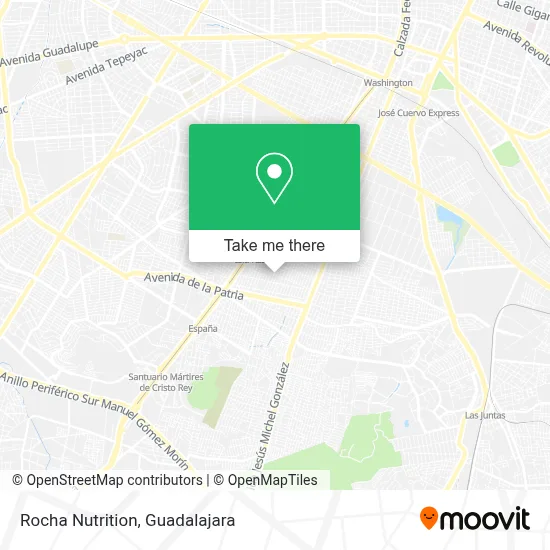 Rocha Nutrition map