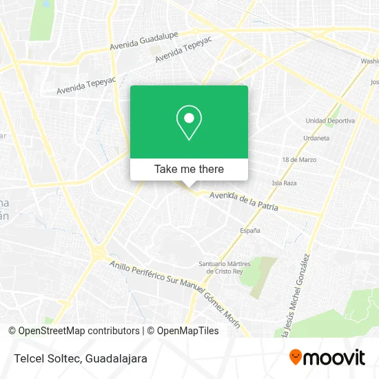 Telcel Soltec map