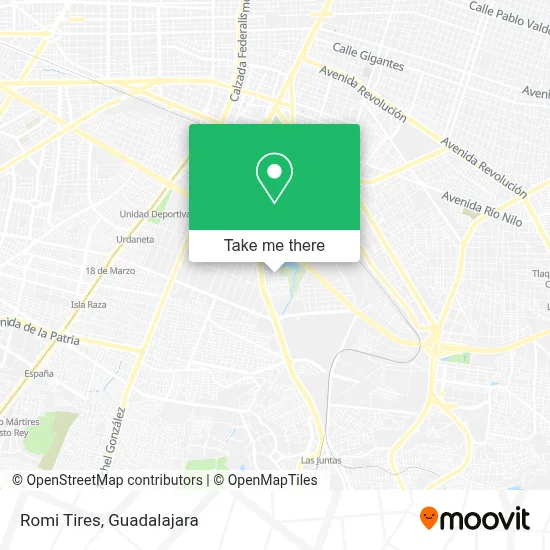 Romi Tires map