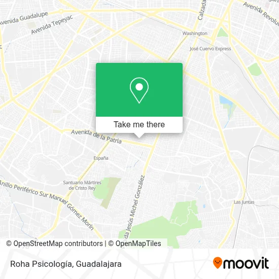 Roha Psicología map