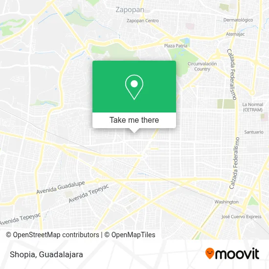 Shopia map