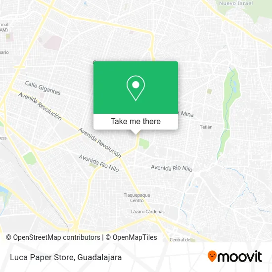 Luca Paper Store map