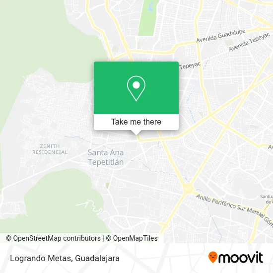 Logrando Metas map