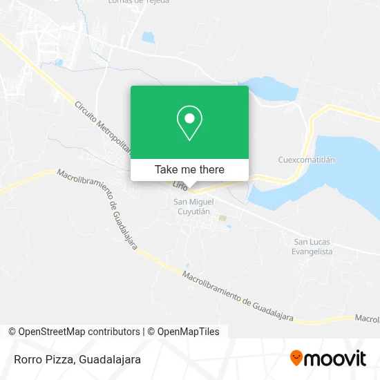 Rorro Pizza map