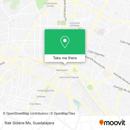 Rak Sidace Mx map