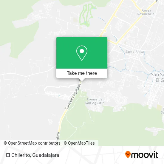 El Chilerito map