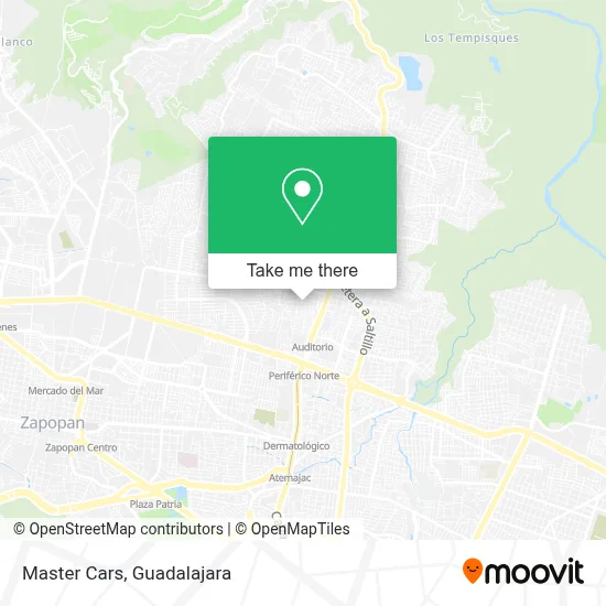 Master Cars map