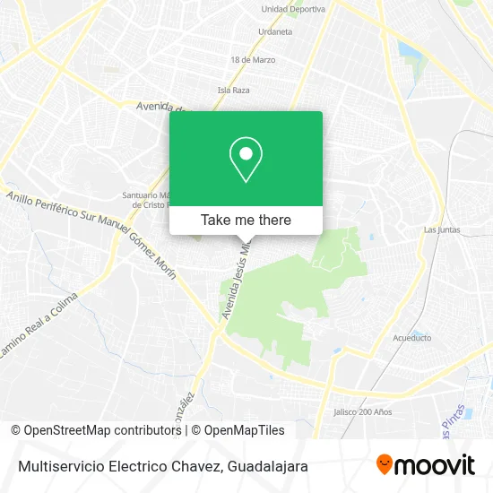 Multiservicio Electrico Chavez map