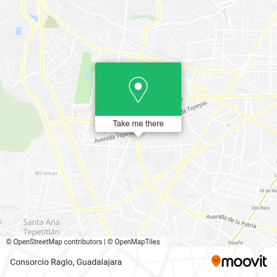 Consorcio Raglo map