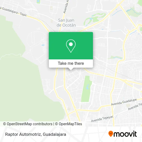 Raptor Automotriz map
