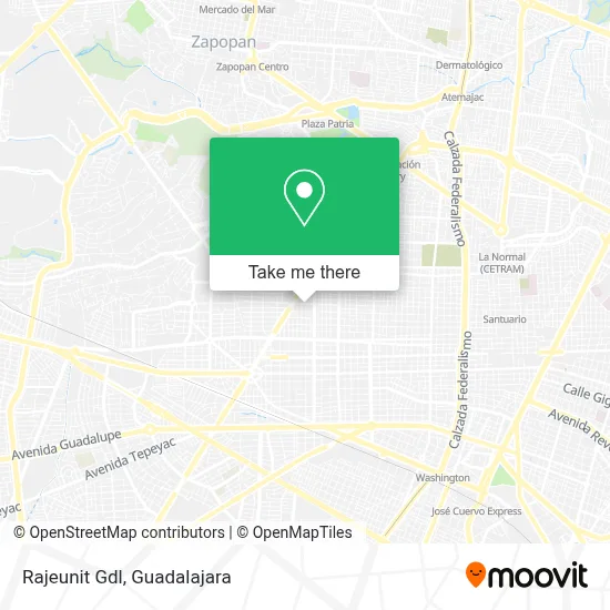 Rajeunit Gdl map