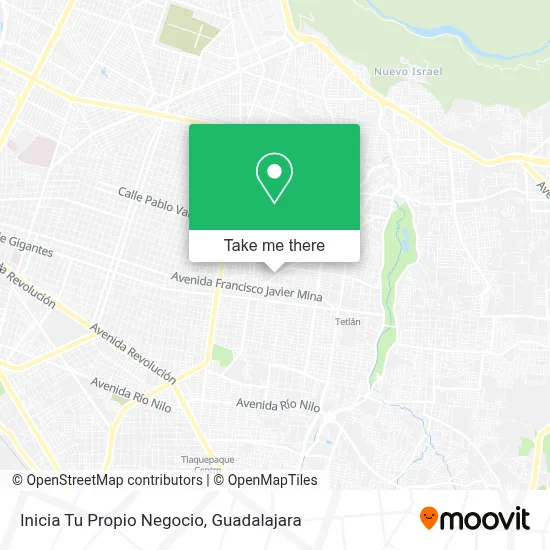 Inicia Tu Propio Negocio map