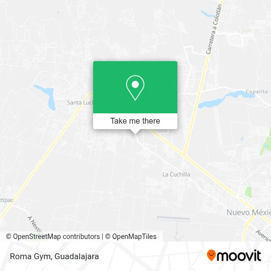 Roma Gym map