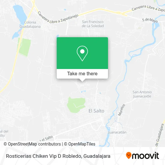 Rosticerias Chiken Vip D Robledo map