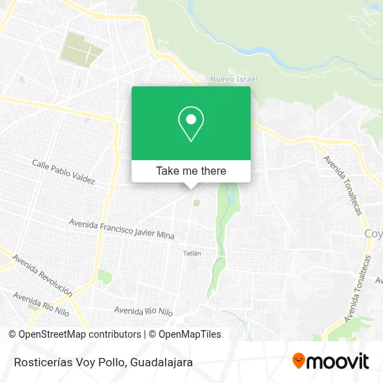 Rosticerías Voy Pollo map