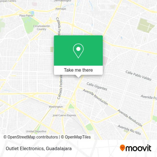 Outlet Electronics map