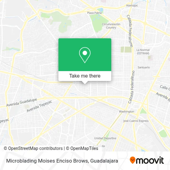 Microblading Moises Enciso Brows map