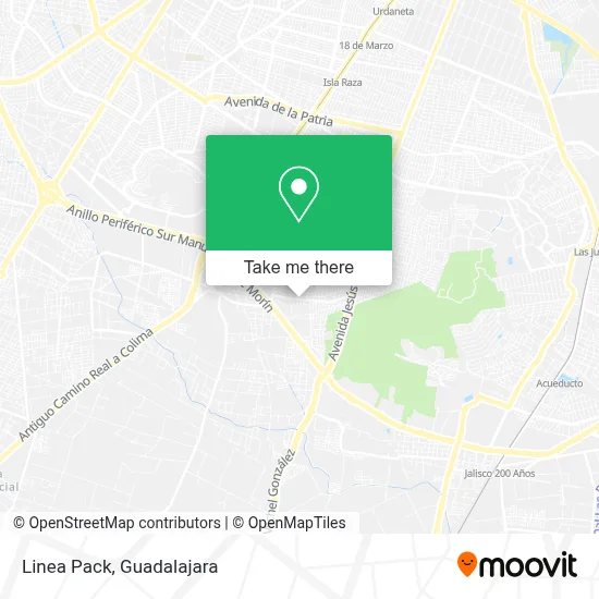 Linea Pack map