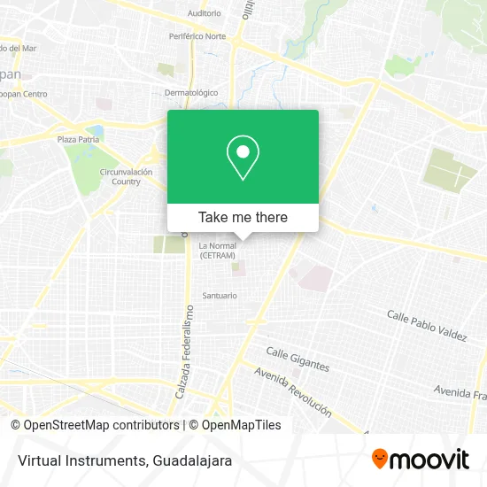 Virtual Instruments map
