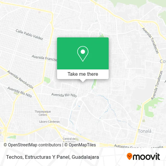Techos, Estructuras Y Panel map