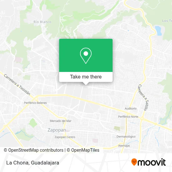 La Chona map