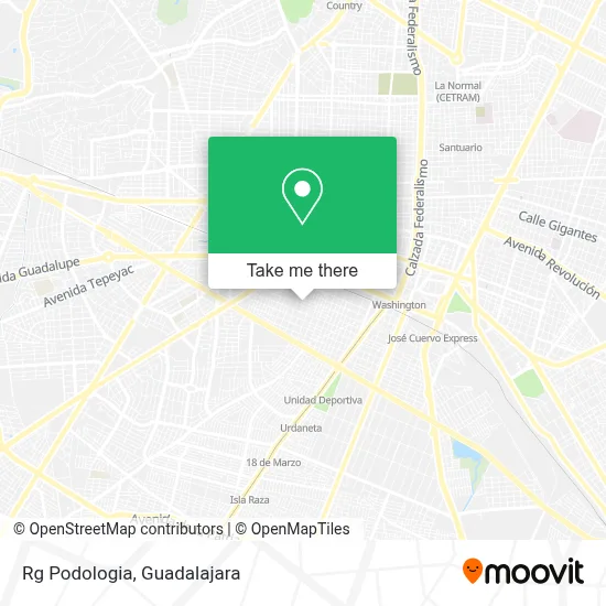 Rg Podologia map