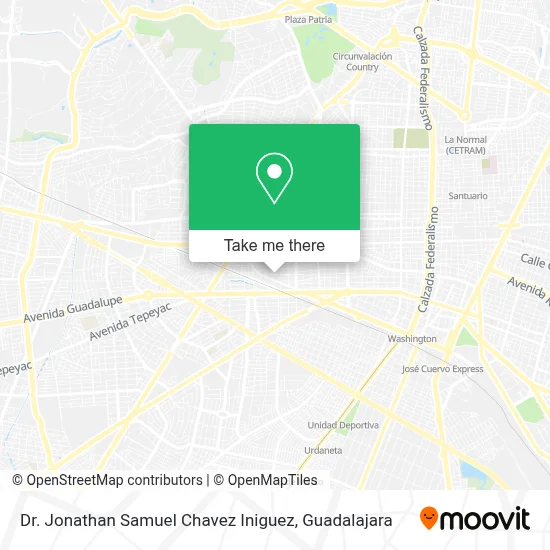 Dr. Jonathan Samuel Chavez Iniguez map