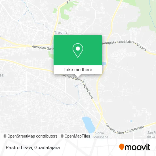Rastro Leavi map
